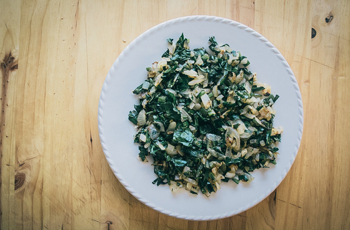 Acorn Squash with Kale Barley and Goat CHeese-4