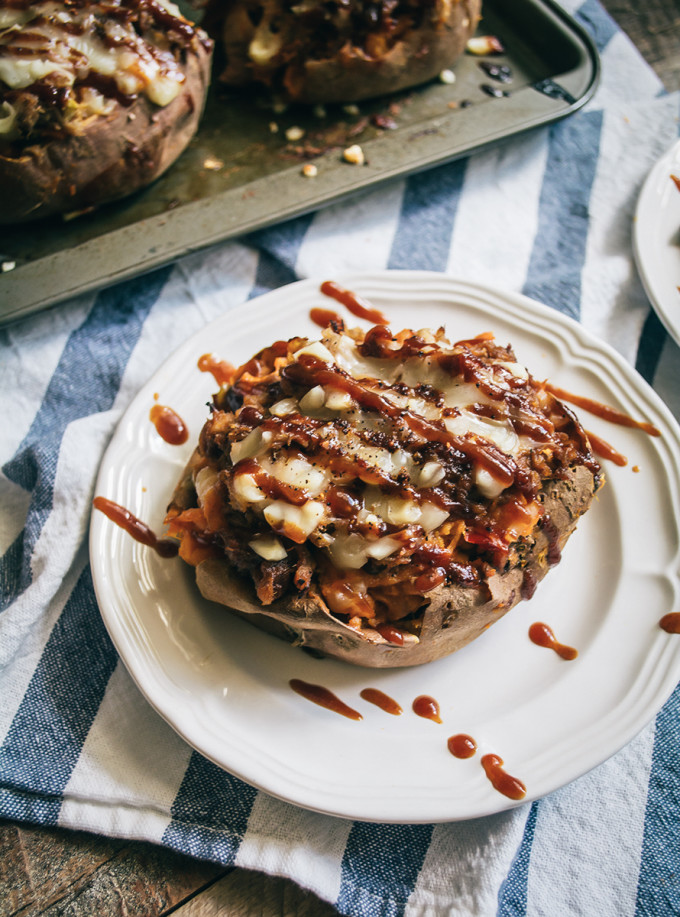 BBQ-Pork-and-Veggie-Stuffed-Sweet-Potato-9