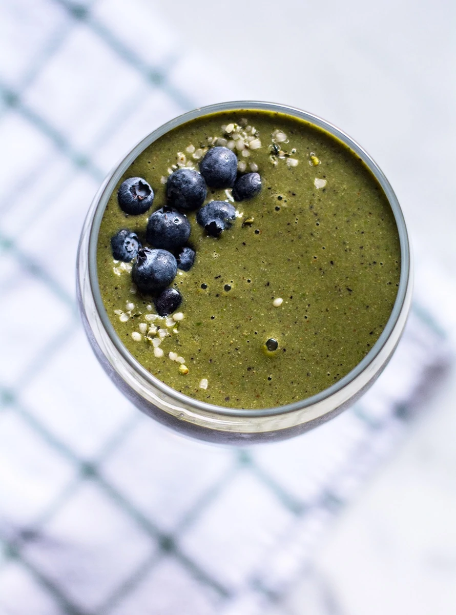 Berry Smoothie with Peanut Butter - Being Nutritious