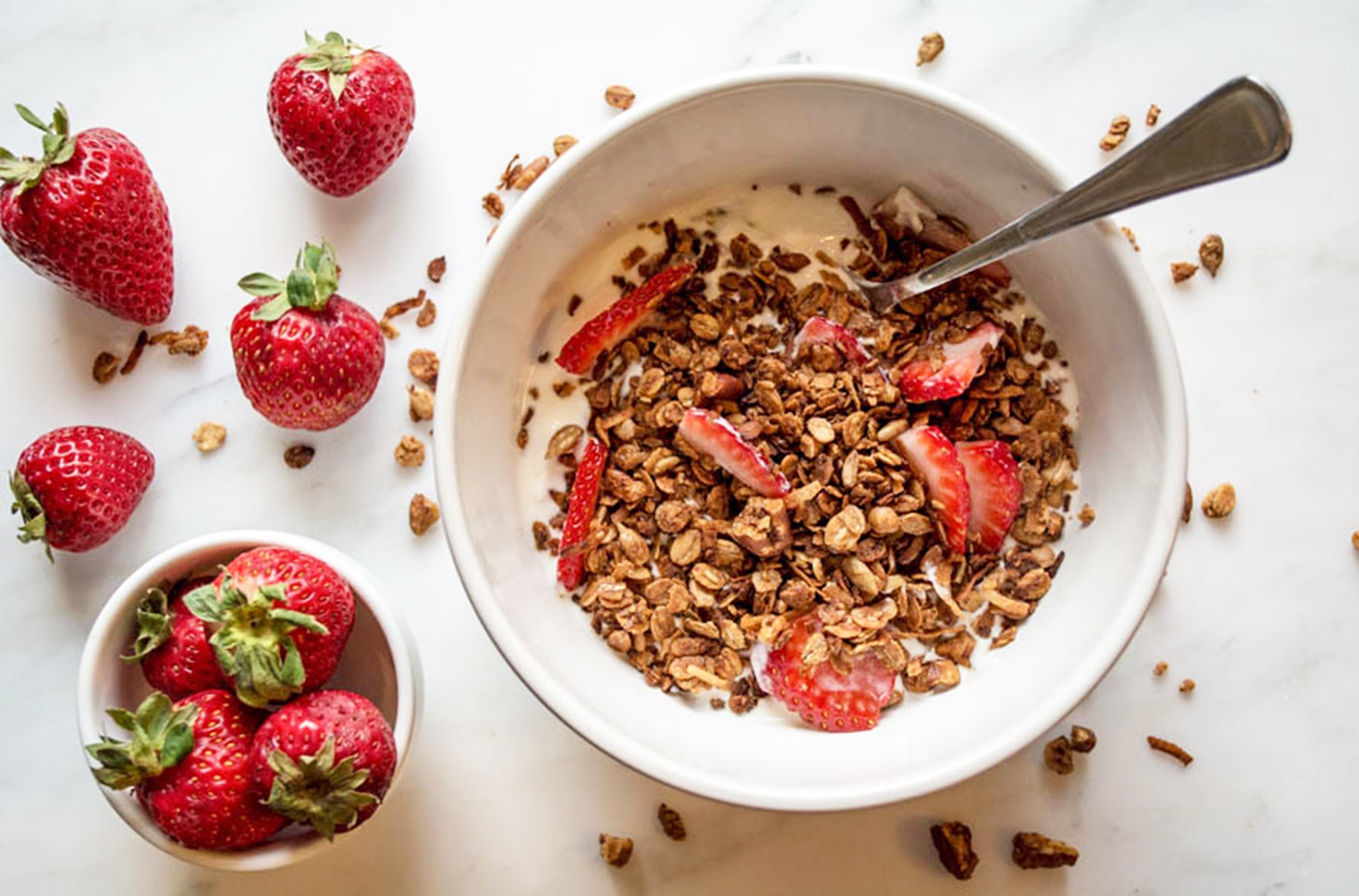 Crunchy Granola with Flax and Sunflower Seeds | Lemons and Basil