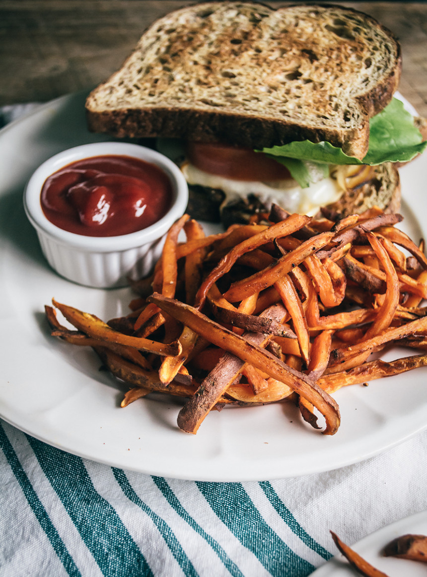 Black Bean and Oat Burgers + Big Announcement! Lemons and Basil