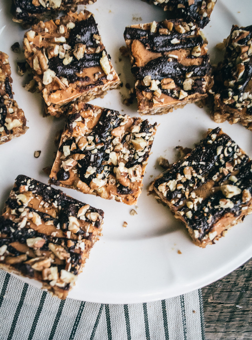 Healthier Seven Layer Energy Bars Lemons and Basil