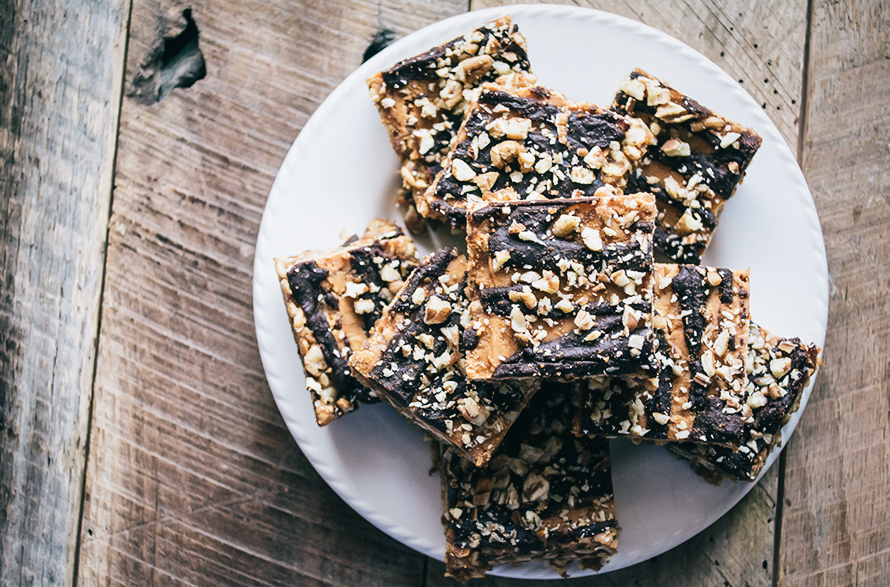 Healthier Seven Layer Energy Bars Lemons and Basil