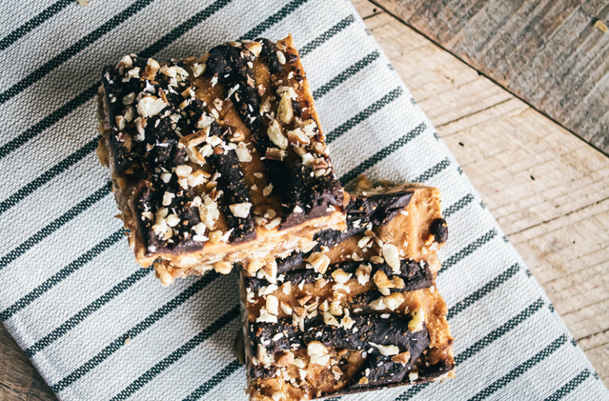 Healthier Seven Layer Energy Bars Lemons and Basil