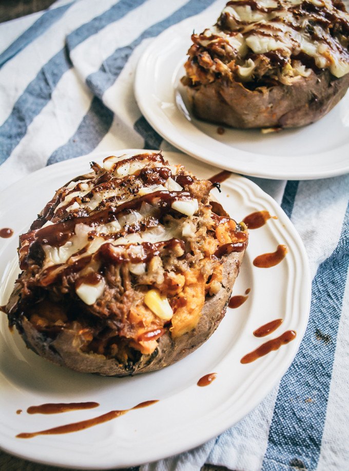 BBQ-Pork-and-Veggie-Stuffed-Sweet-Potato-11