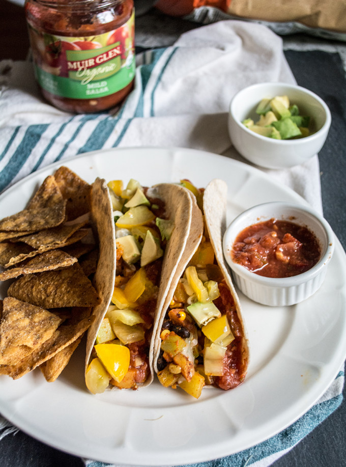 Zucchini and Black Bean Veggie Tacos Lemons and Basil