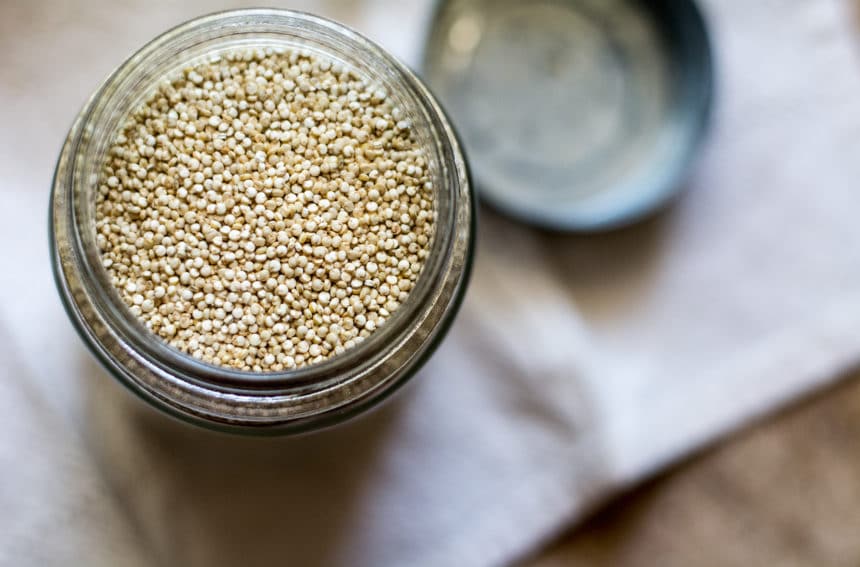 Quinoa White Bean Cheese and Kale Salad Lemons and Basil