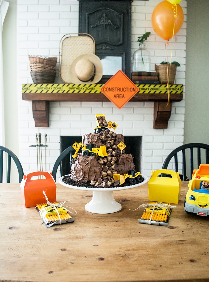 Brighton's Second Birthday - A Construction Celebration | Lemons and Basil 