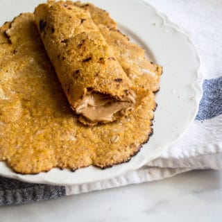 Gluten Free Whole Oat Sweet Potato Wraps + Perfect Toddler Snack | Lemons and Basil