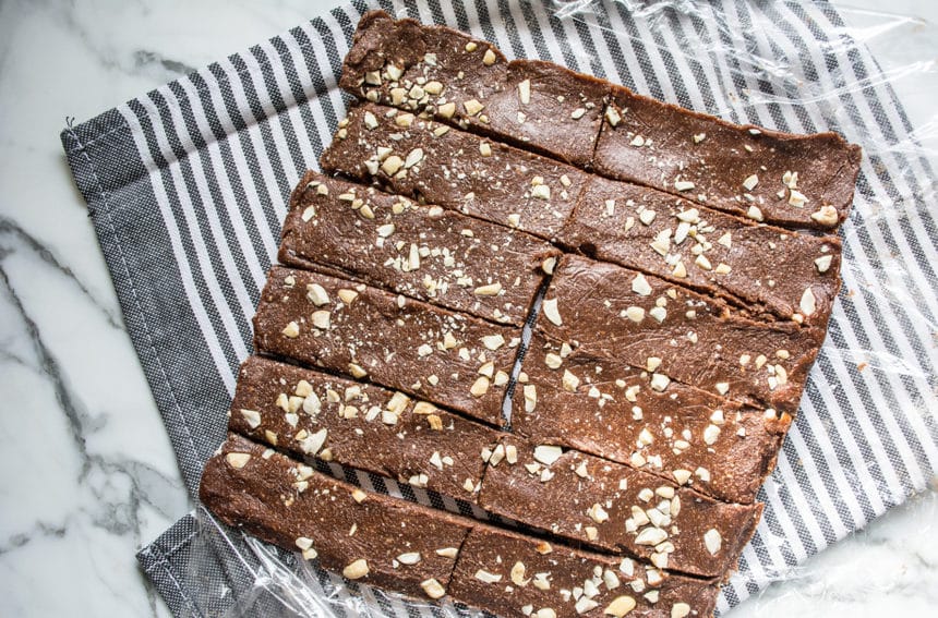 SugarFree Chocolate Peanut Butter Lara Bars Lemons and Basil