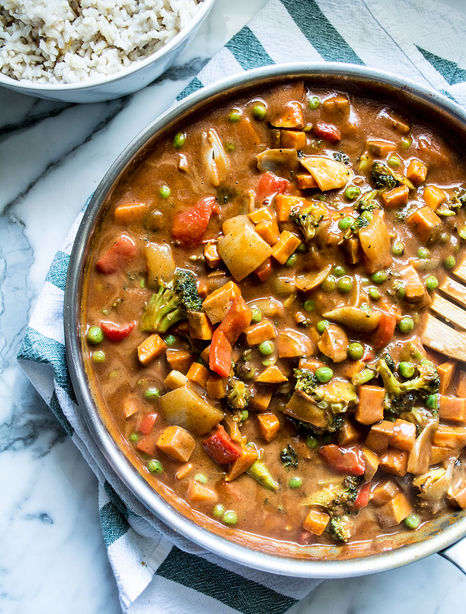 Tikki Masala Veggies and Rice | Lemons and Basil