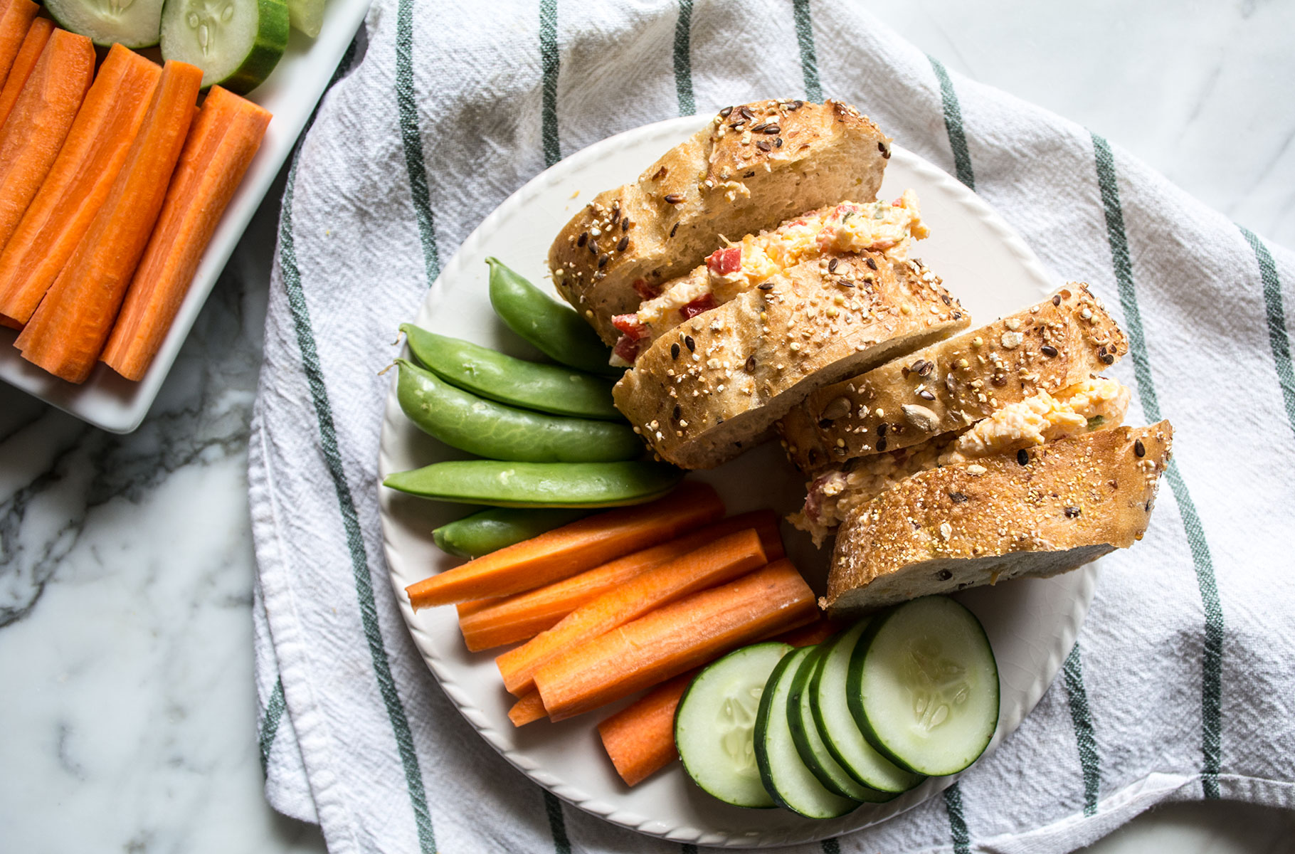 Lightened Up Jalapeño Pimento Cheese | Lemons and Basil