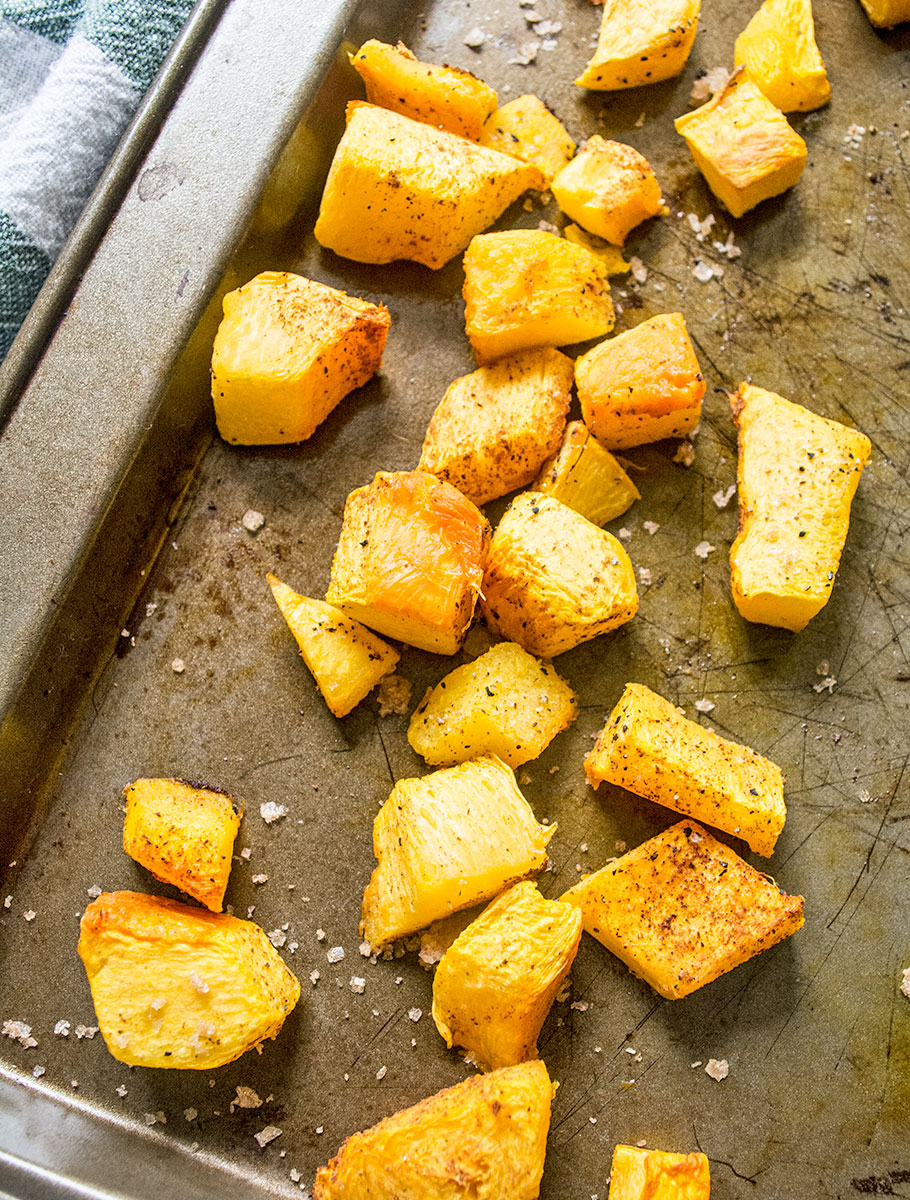 Vegan Butternut Squash and Cashew Salad | Lemons and Basil