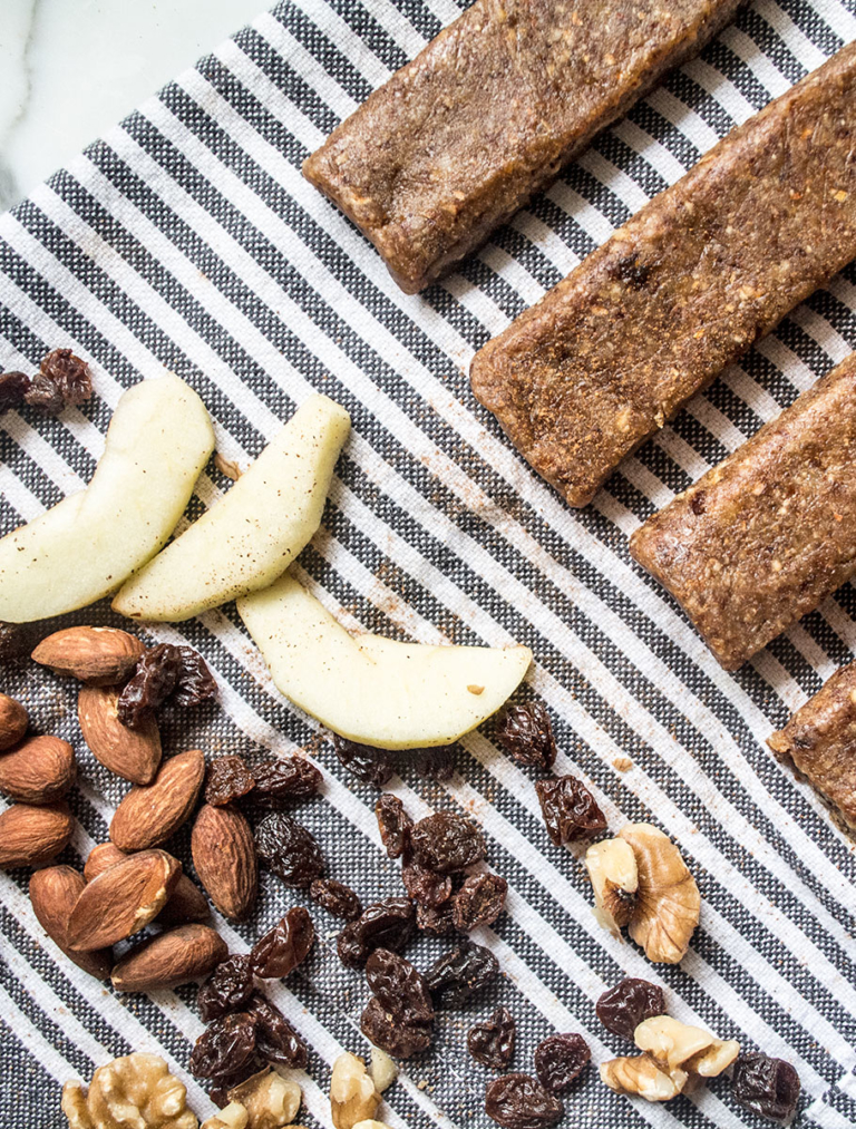 Homemade Apple Pie Lara Bars + VeganGFDF Lemons and Basil