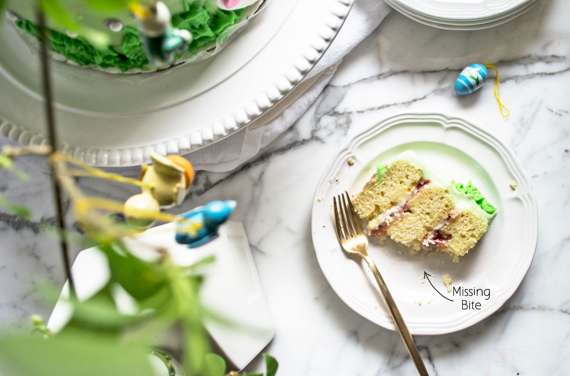 Lemon Strawberry Cake with Lemon Cream Cheese Buttercream