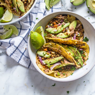 Vegan Cauliflower Walnut Tacos | Lemons and Basil