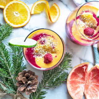 Ruby Gold Winter Citrus and Spice Smoothie