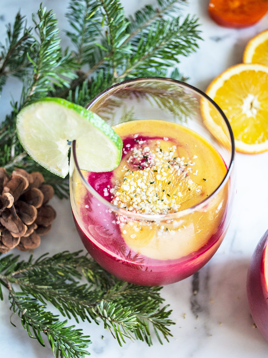 Ruby Gold Winter Citrus and Spice Smoothie 